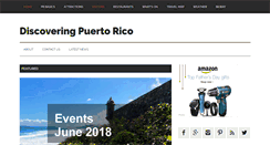 Desktop Screenshot of discoveringpuertorico.com